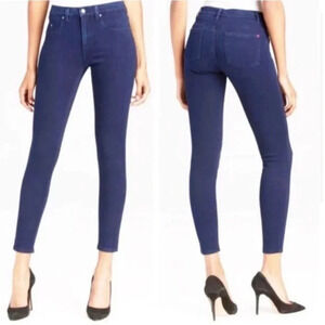 Spanx The Slim-X Super skinny Jeans Jegging High Waisted Blue Denim Dark Wash 29